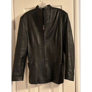 RC Expedition Women’s Leather Jacket, Black, M